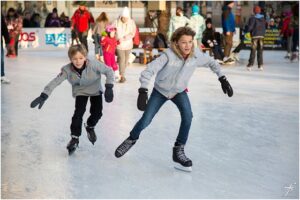 Xmas ice skating London